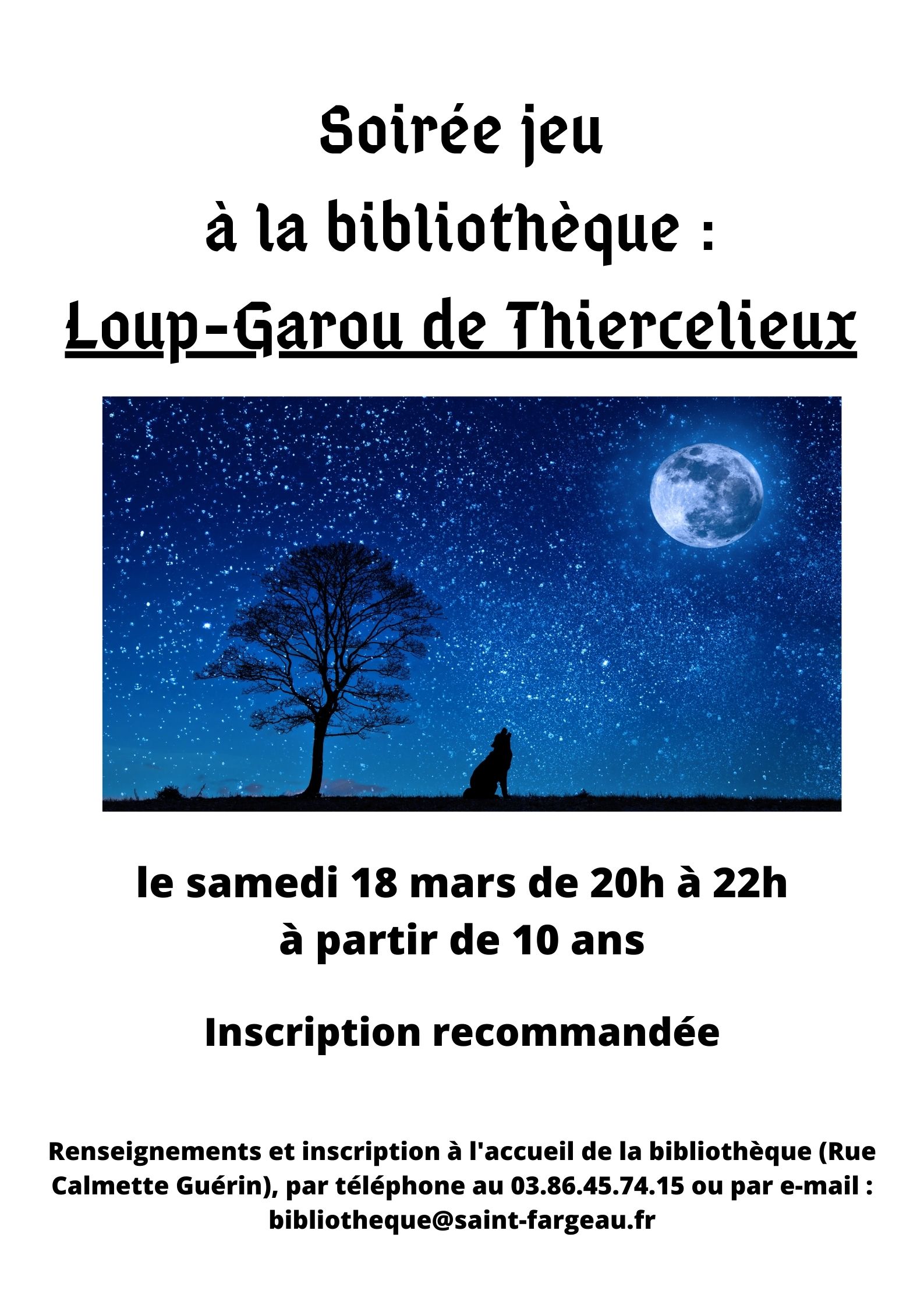 Soirée jeux 