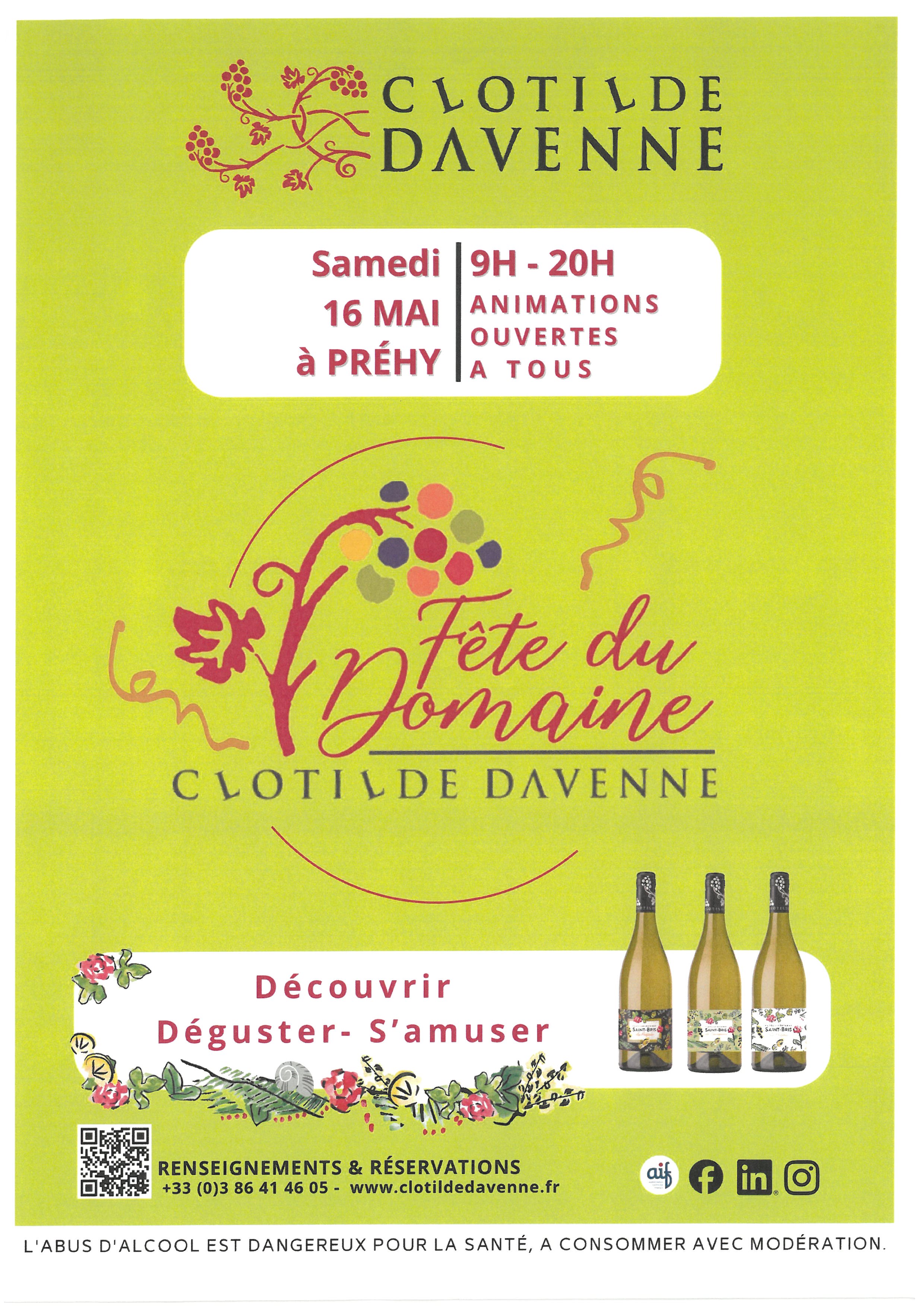 Fête du Domaine Clotilde Davenne
