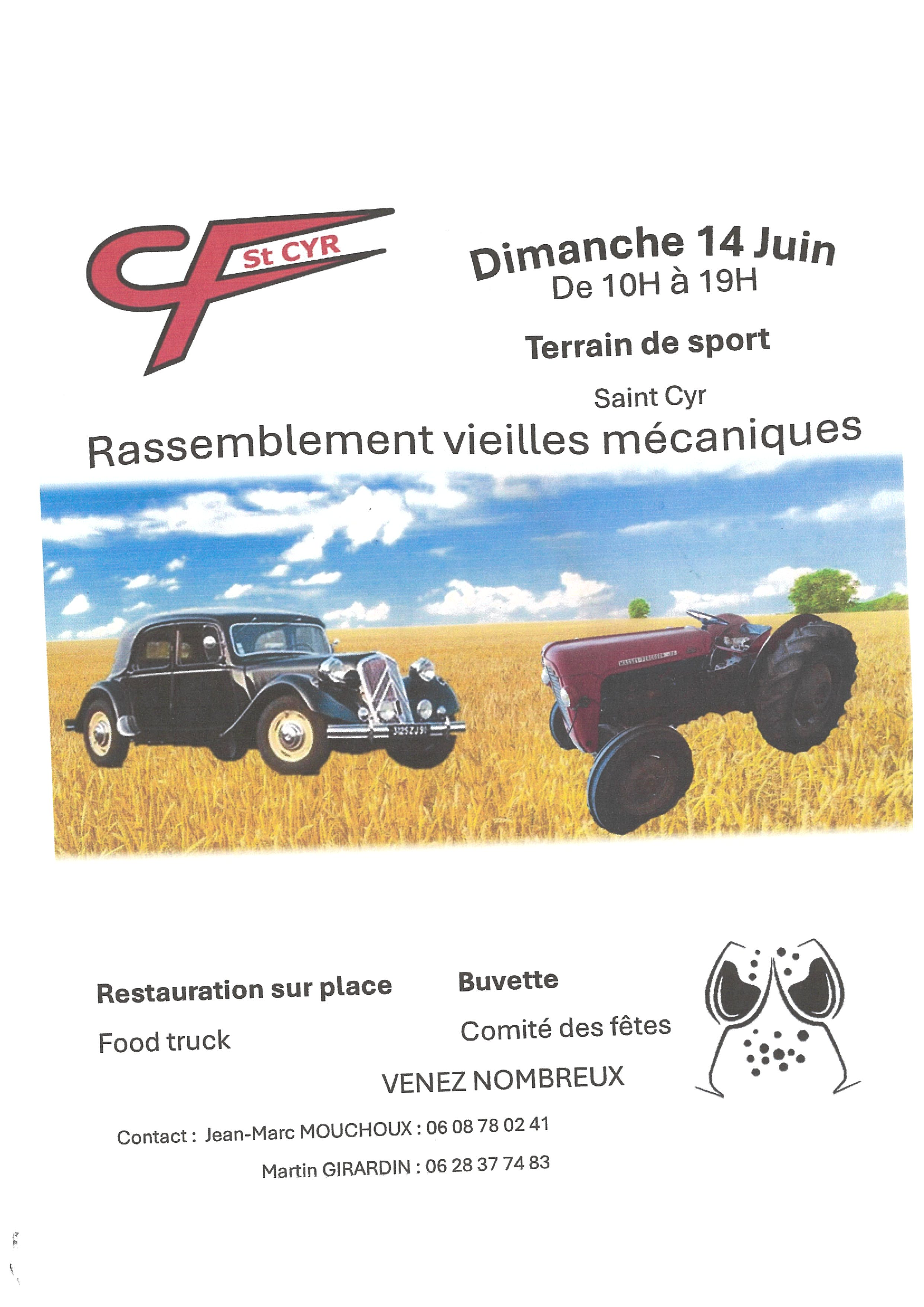 Rassemblement vieilles mécaniques