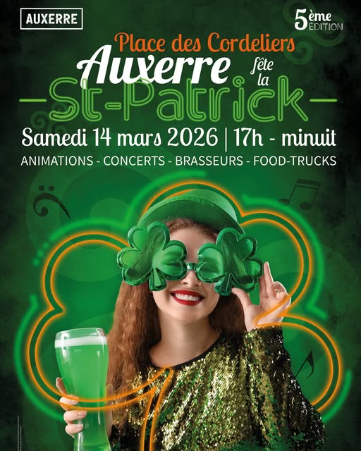 Auxerre fête la Saint-Patrick ! 5e édition