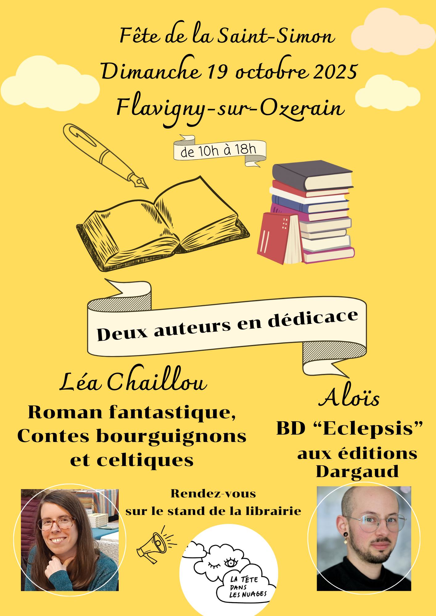 Deux auteurs en dédicaces