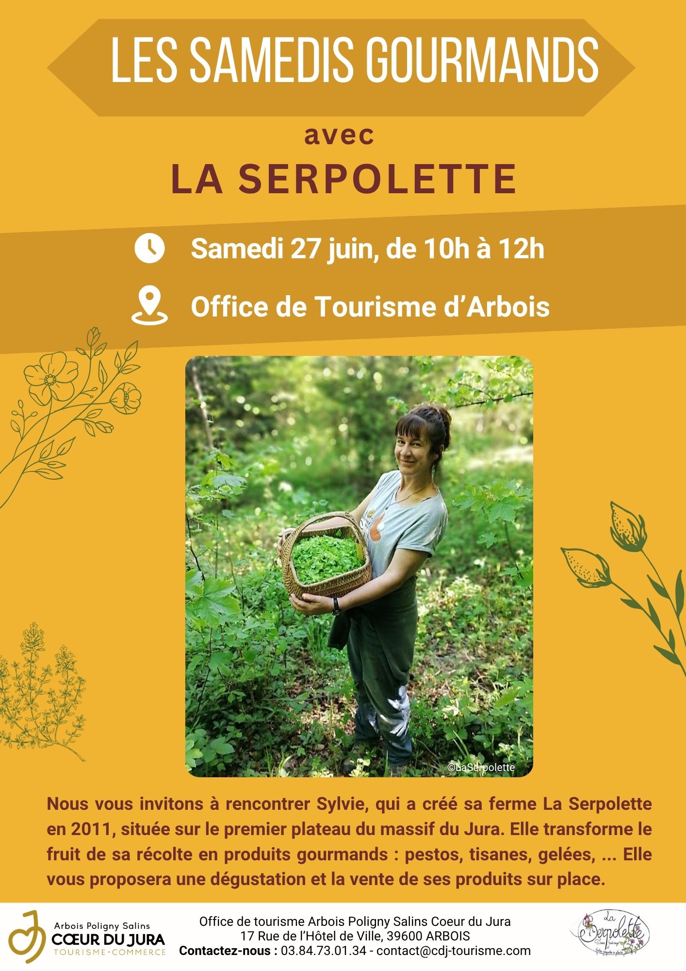 Les Samedis Gourmands avec la Serpolette