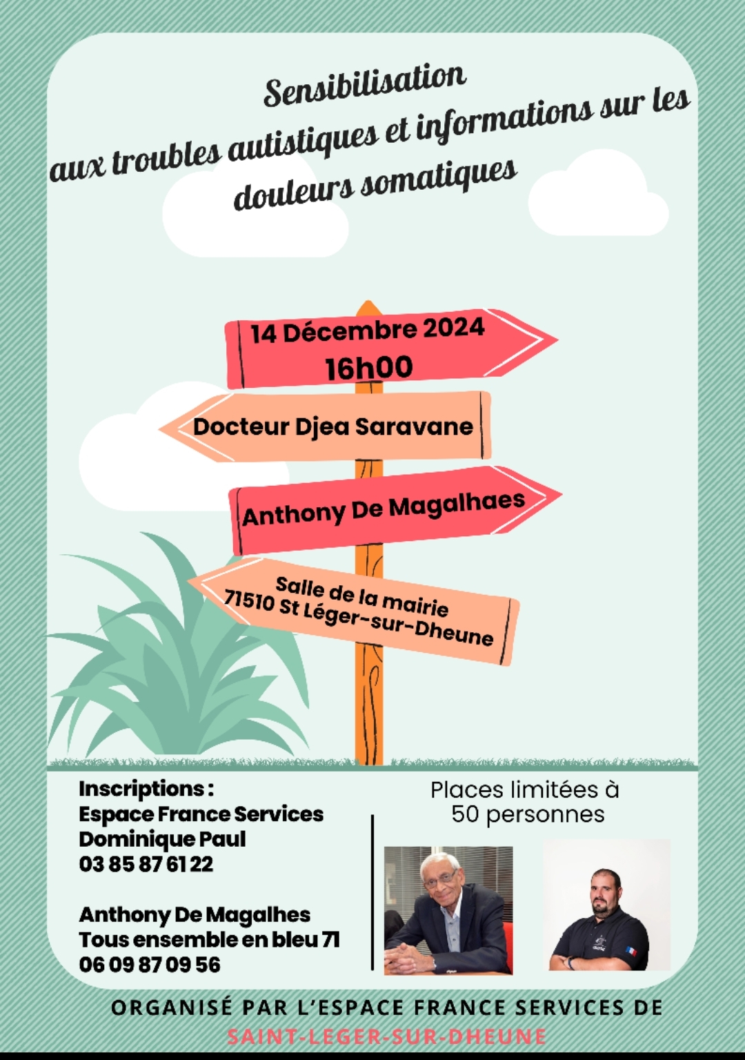 Sensibilisation aux troubles Autistiques et informations sur les douleurs somatiques 