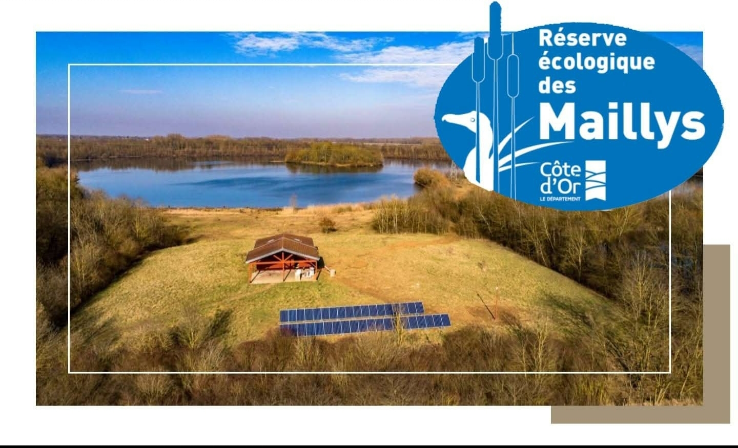 La tombée de la nuit sur la Réserve des Maillys