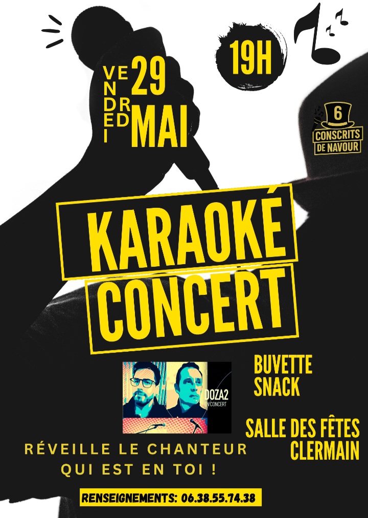 Soirée apéro concert et karaoké 