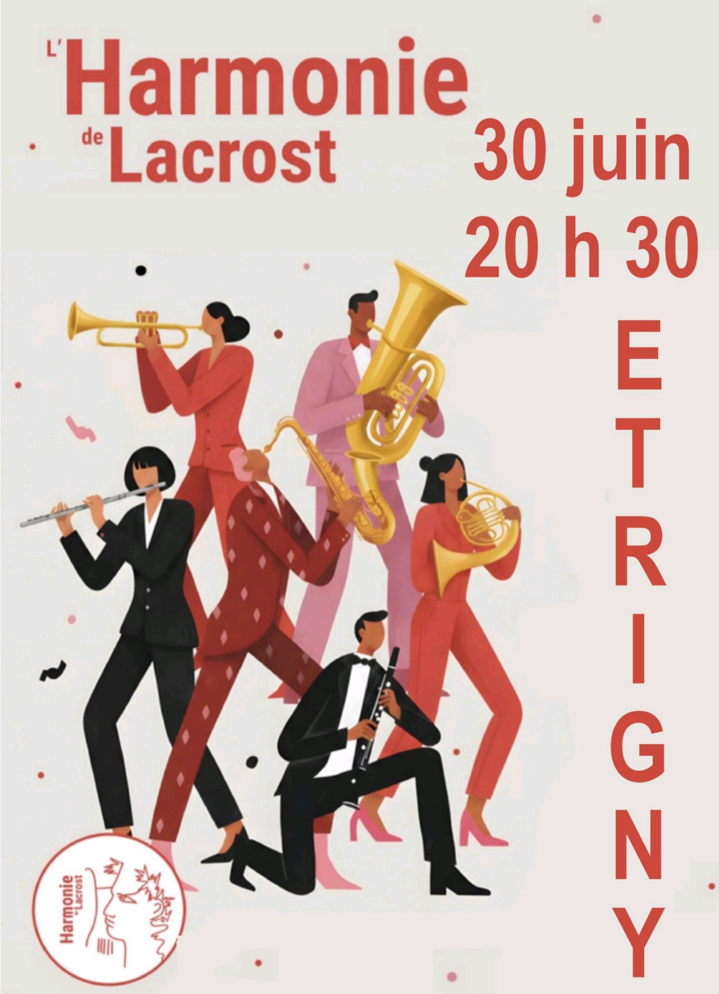 Concert de l'Hamonie de Lacrost