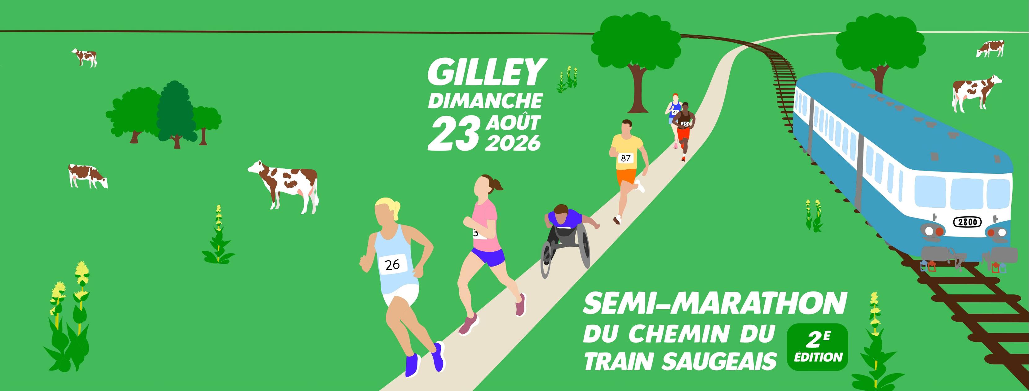 Semi Marathon Chemin du Train Saugeais et randonnée pédestre