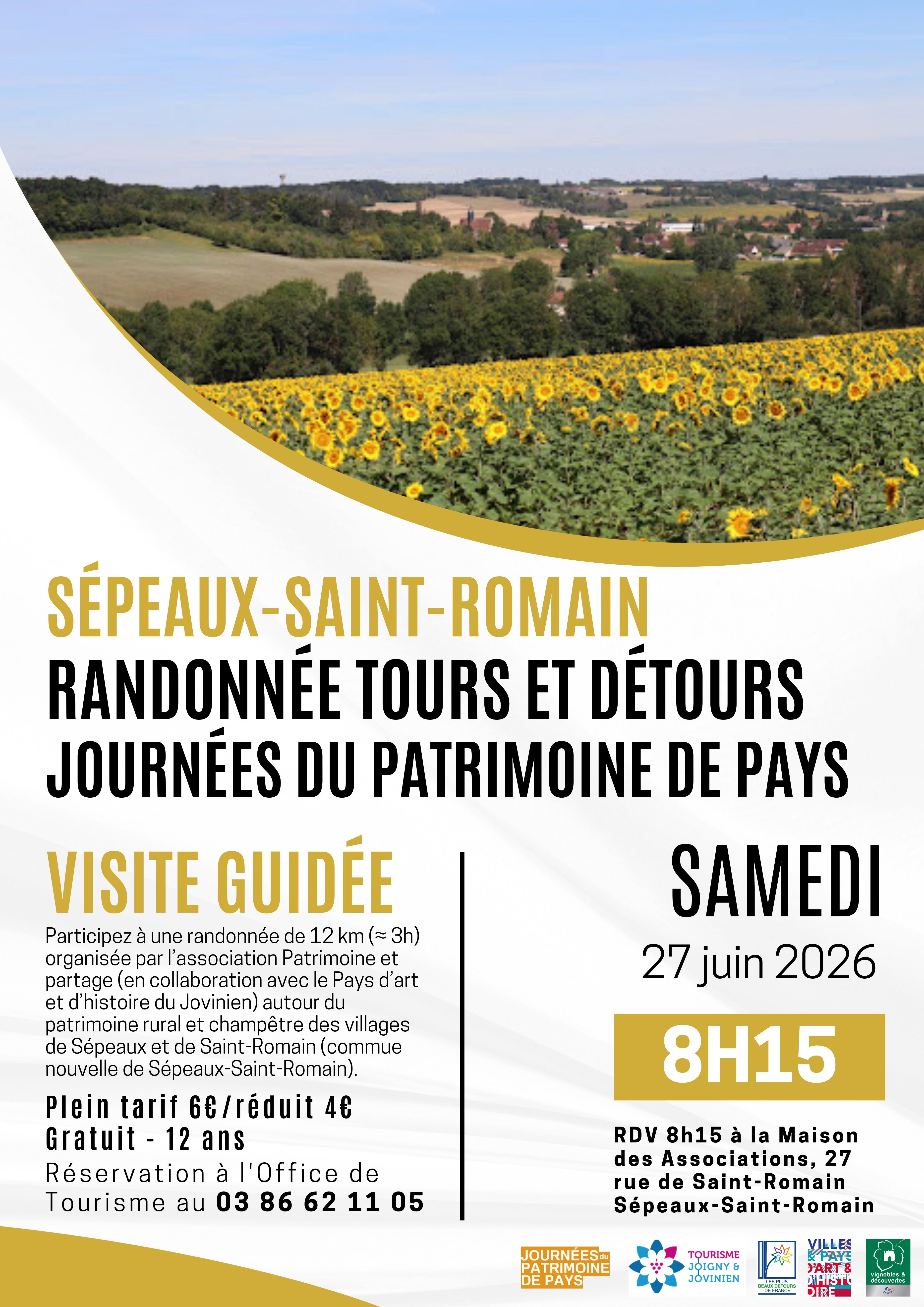 Journée du Patrimoine de Pays Sépeaux-Saint-Romain "Randonnée tours et détours"
