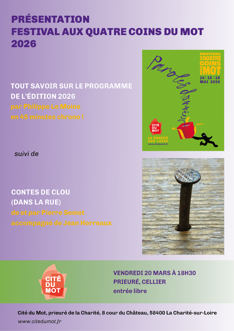 Présentation du festival Aux quatre coins du mot
