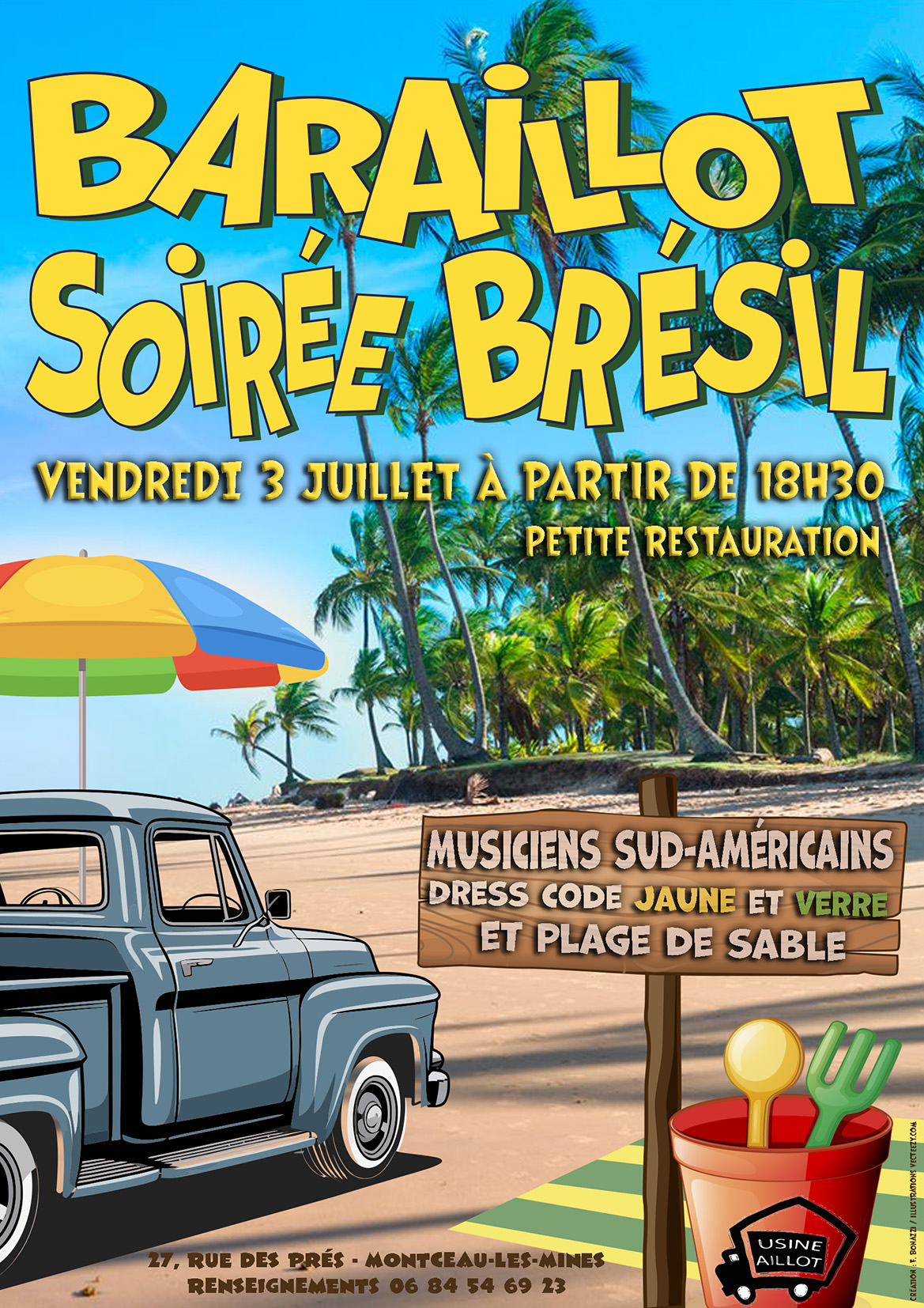 Soirée Brésil au Baraillot
