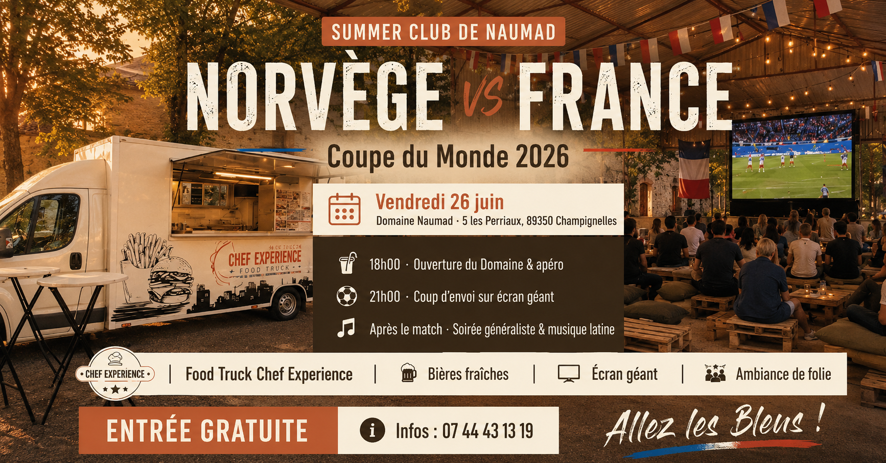 Soirée Coupe du Monde et Foodtruck