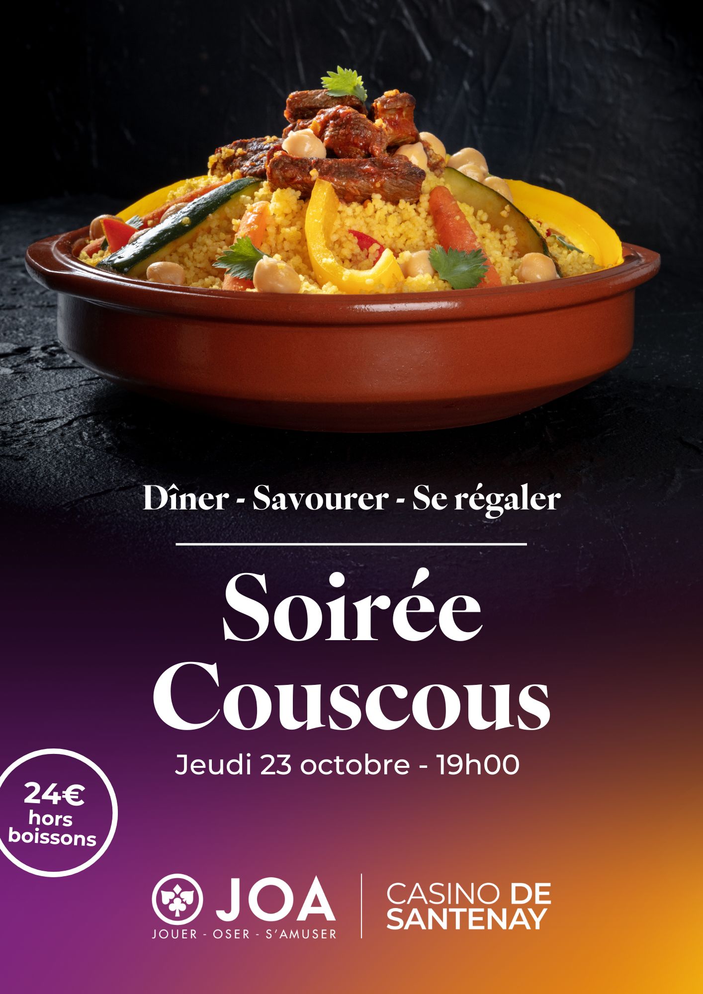 Soirée Couscous - Sans bandeau jaune