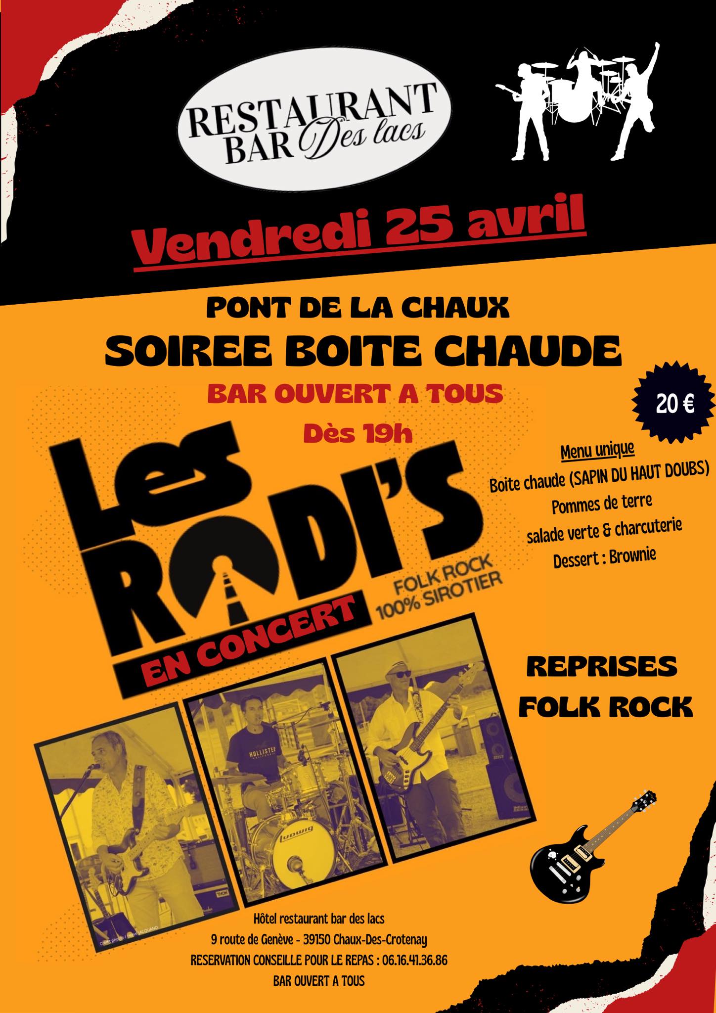 Soirée boite chaude