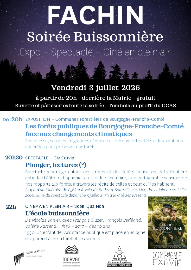 Soirée Buissonnière : Expo, spectacle, ciné en plein air