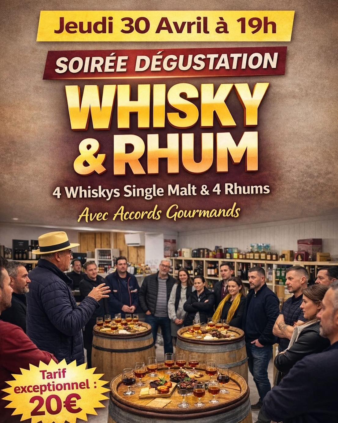 Soirée Dégustation Rhum