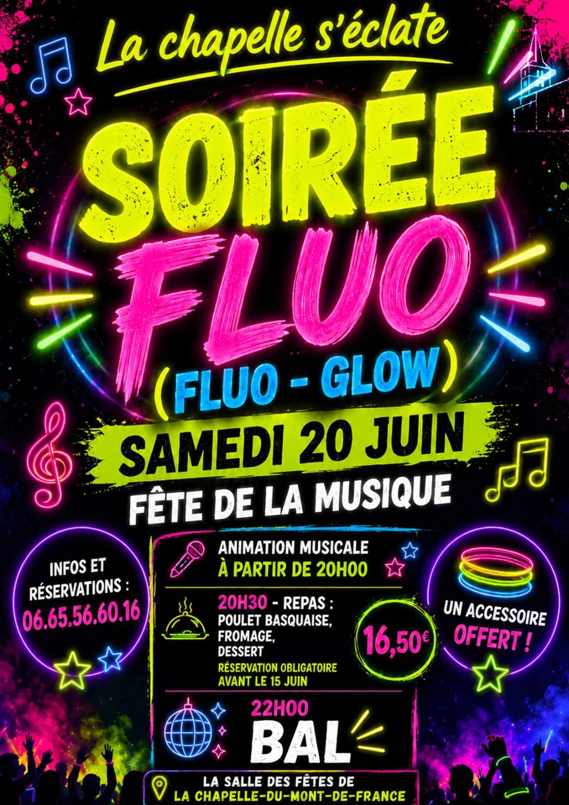 Soirée fluo