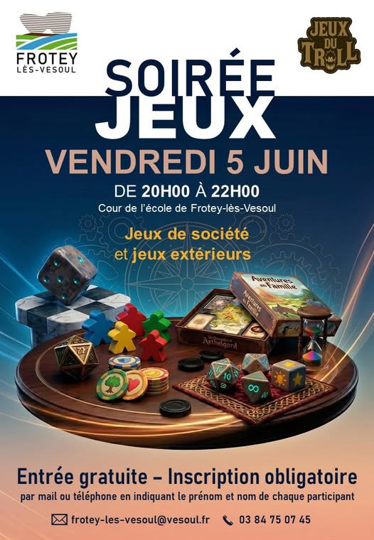 Soirée jeux - Frotey