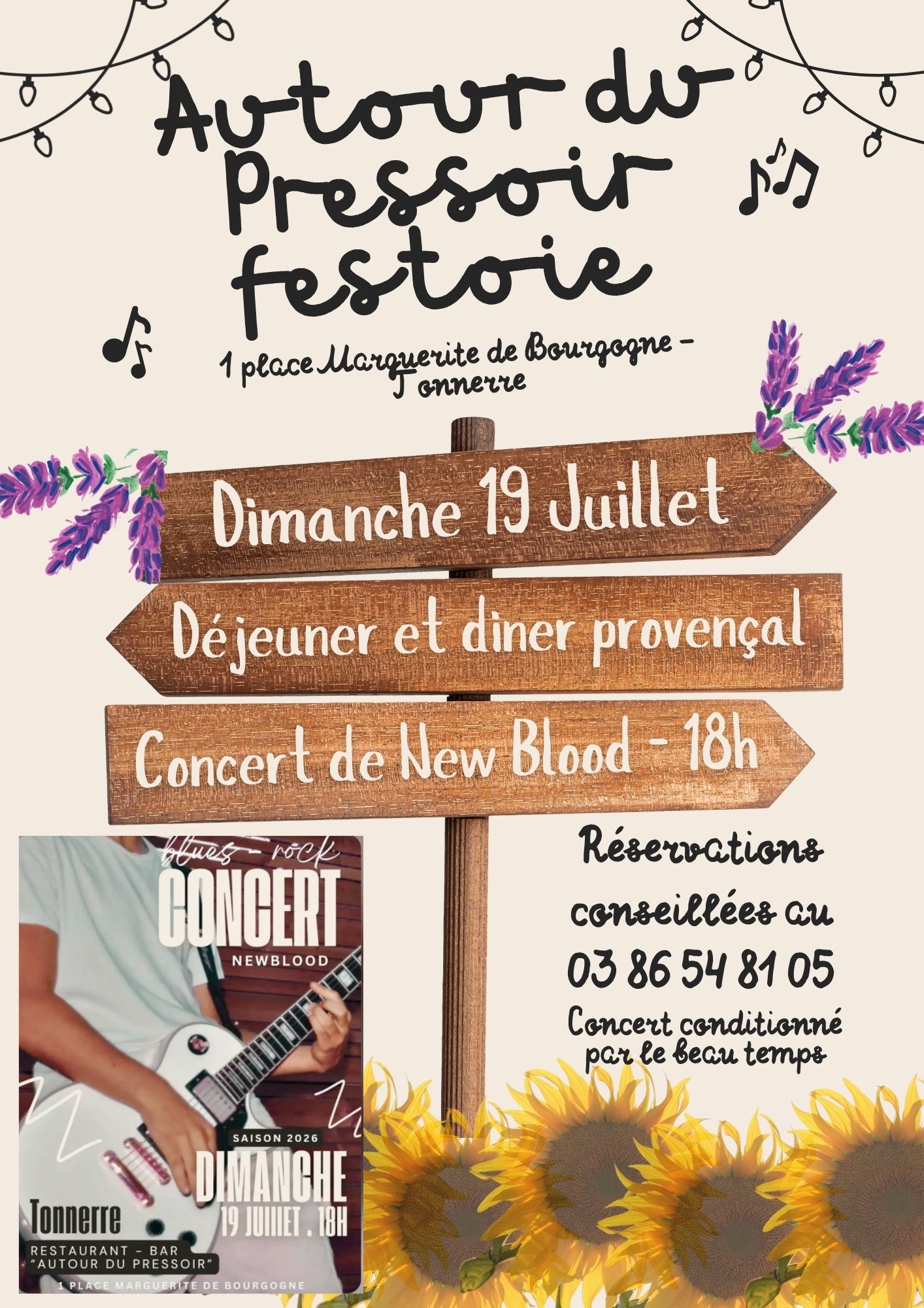 Déjeuner et diner provençal