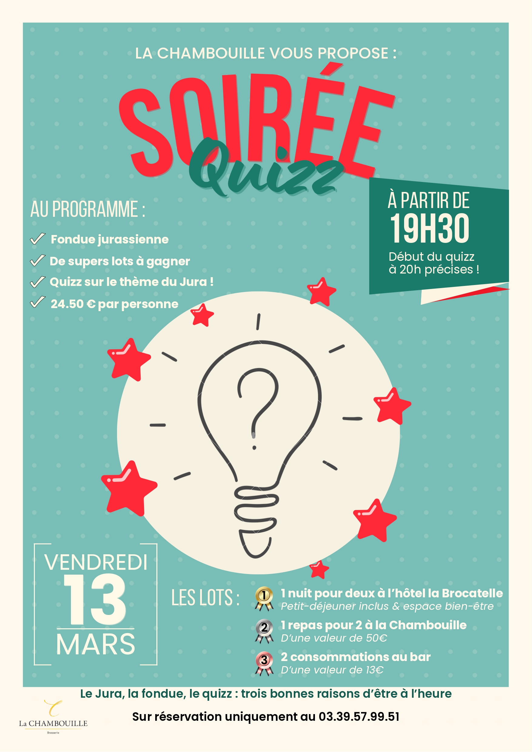 Soirée Fondue/Quizz