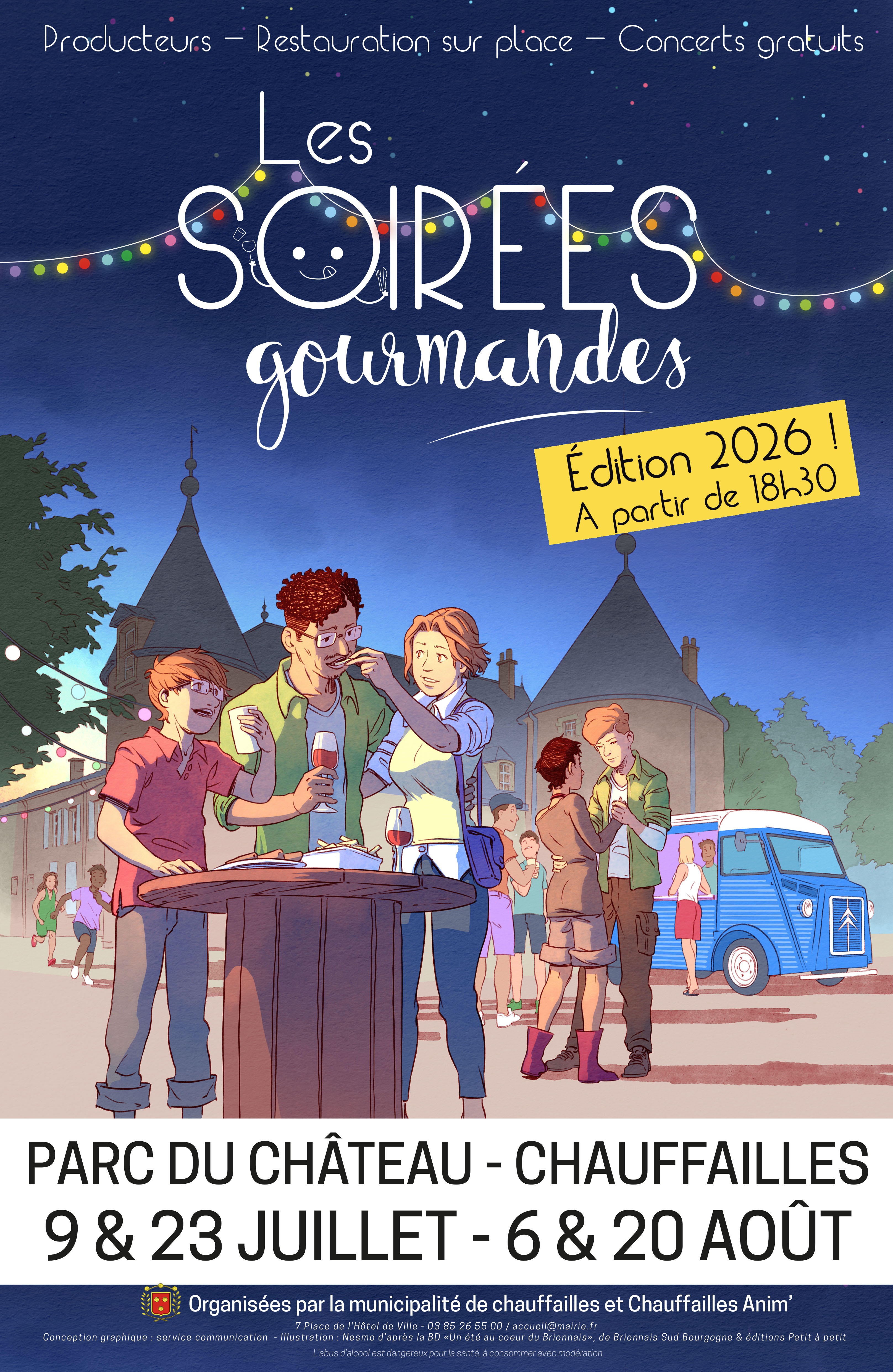 Les soirées gourmandes