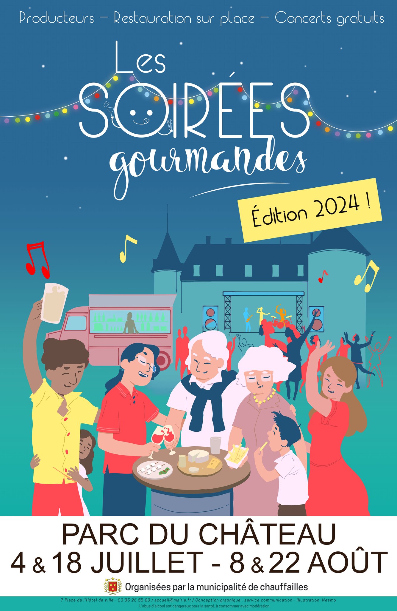 Soirées gourmandes Chauffailles 2024