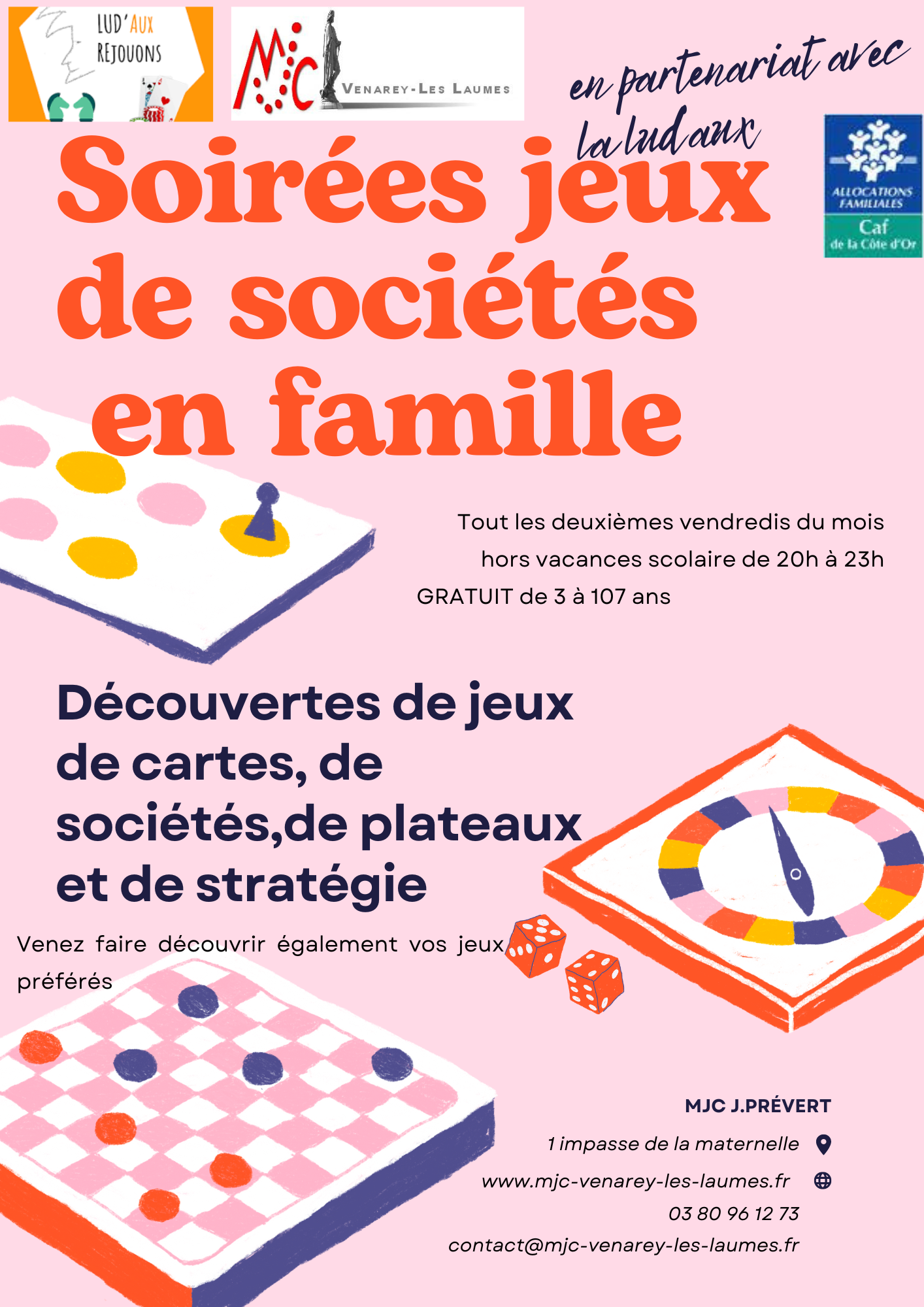 Soirées jeux de sociétés en famille - 1
