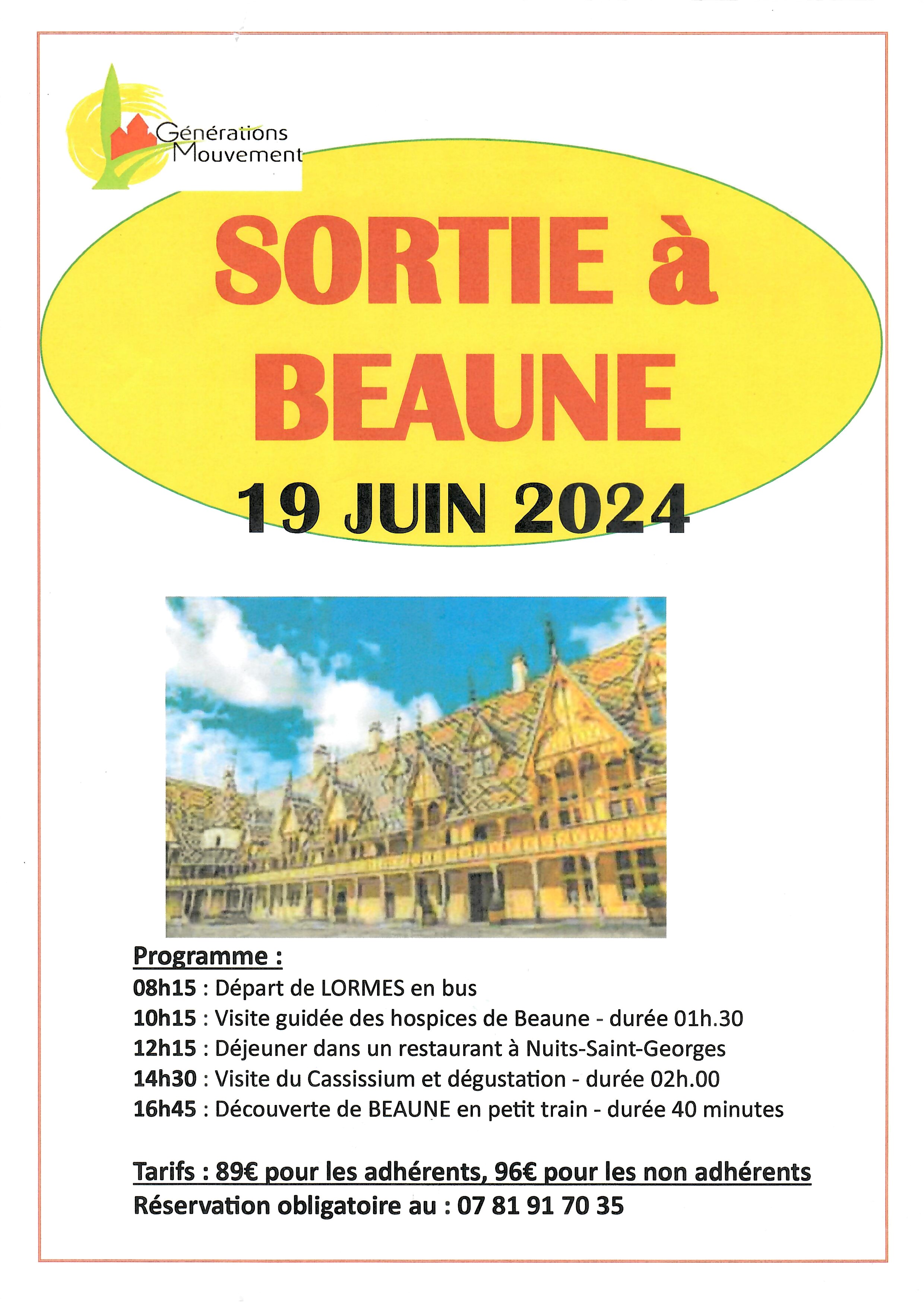 Sortie à Beaune