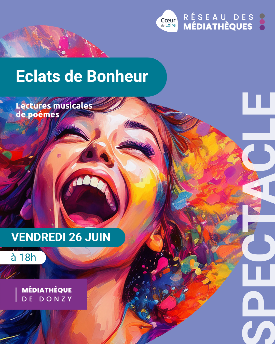 Spectacle Eclats de Bonheur — visuel événement
