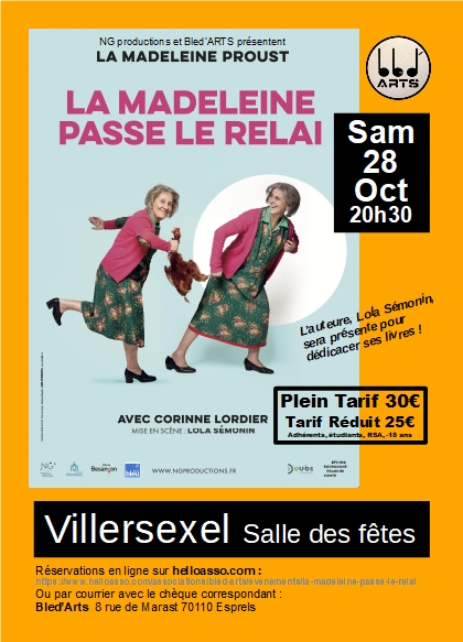 Spectacle Madelaine 28 oct