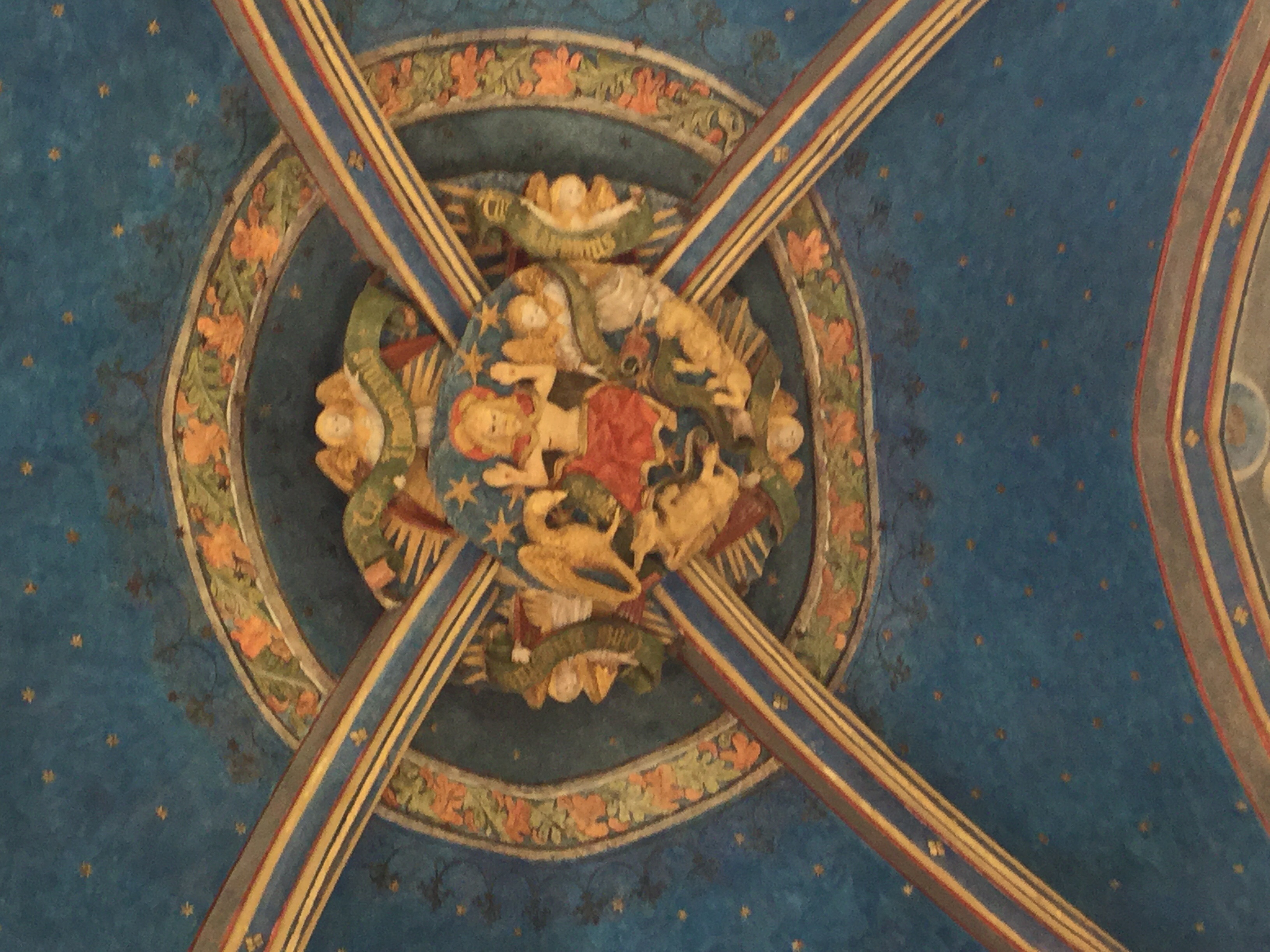 chapelle de Lugny clé de voute