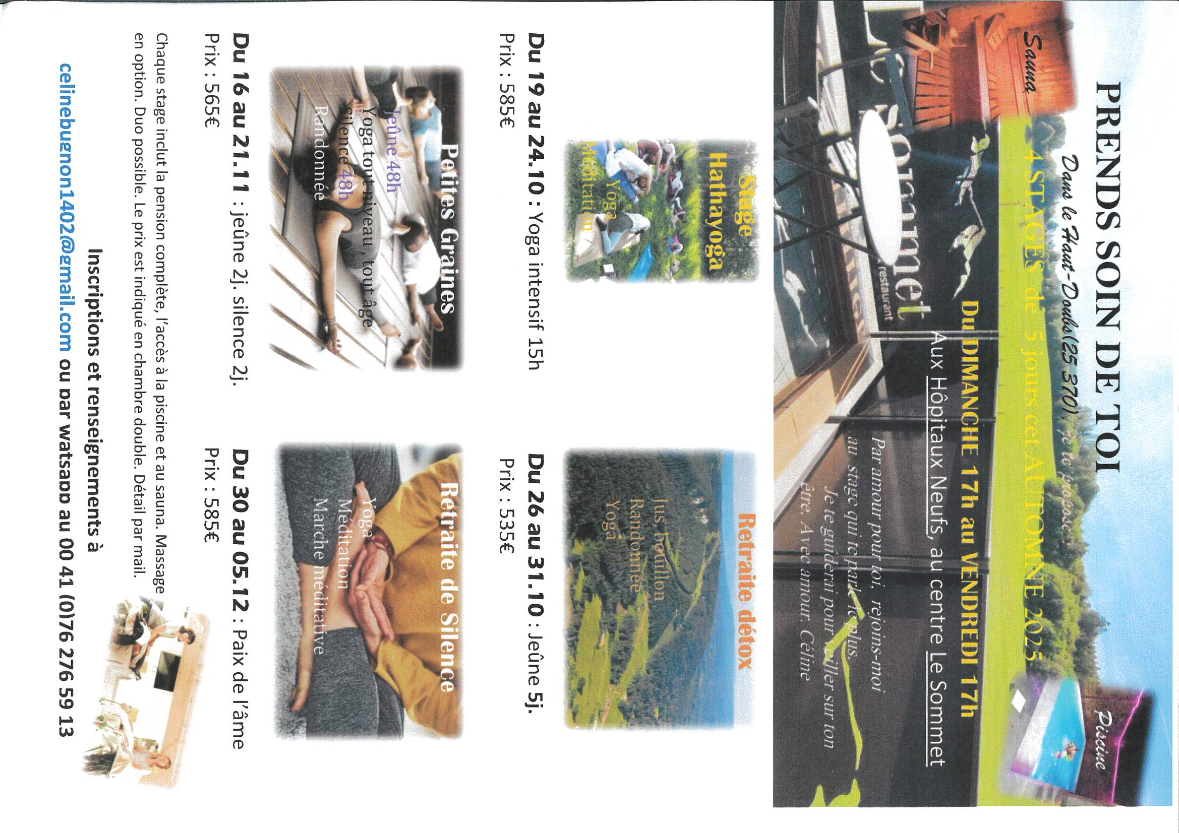 Stage bien être - les hôpitaux vieux