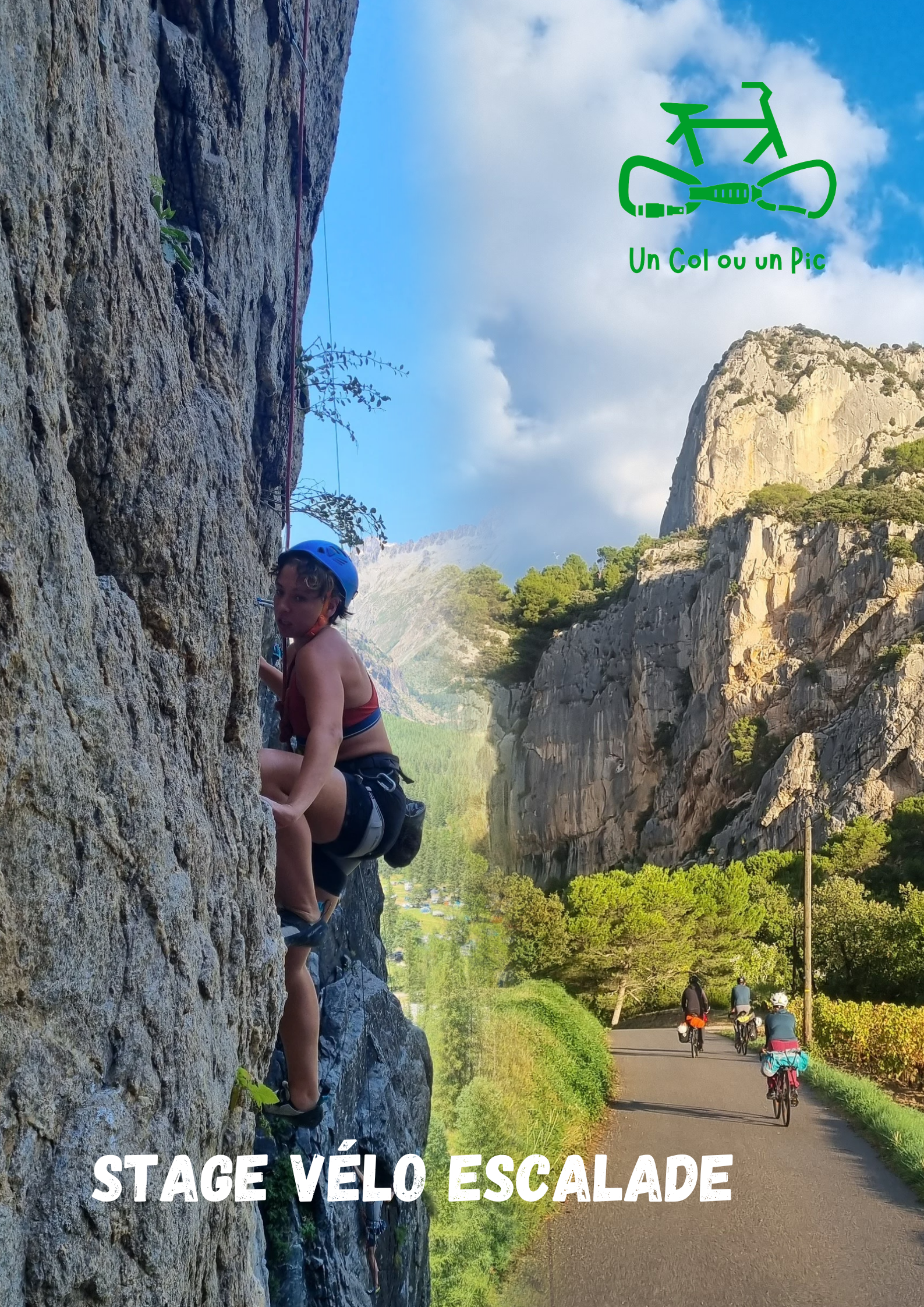 Weekend escalade en mobilité douce à Vergisson