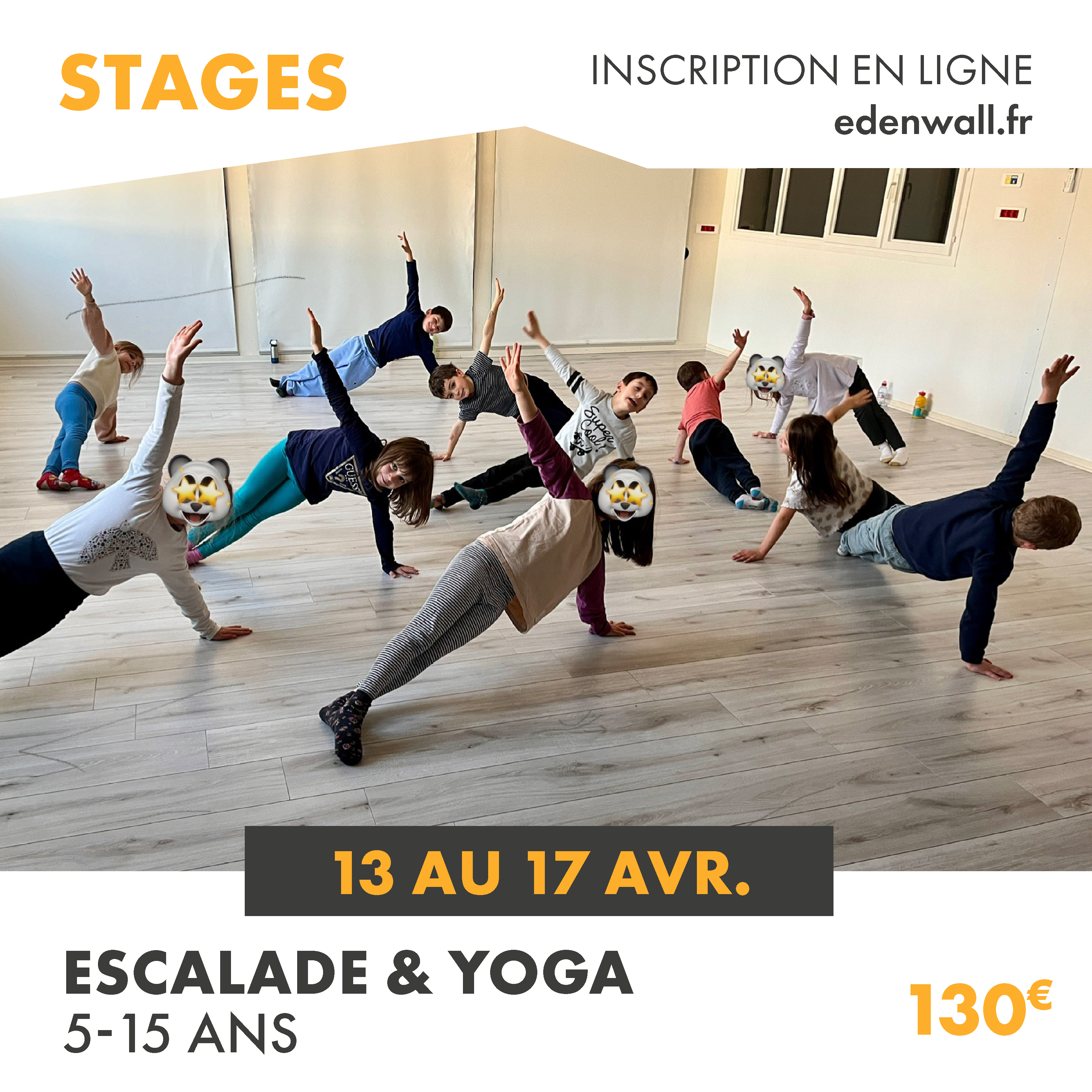 Stage escalade et yoga 