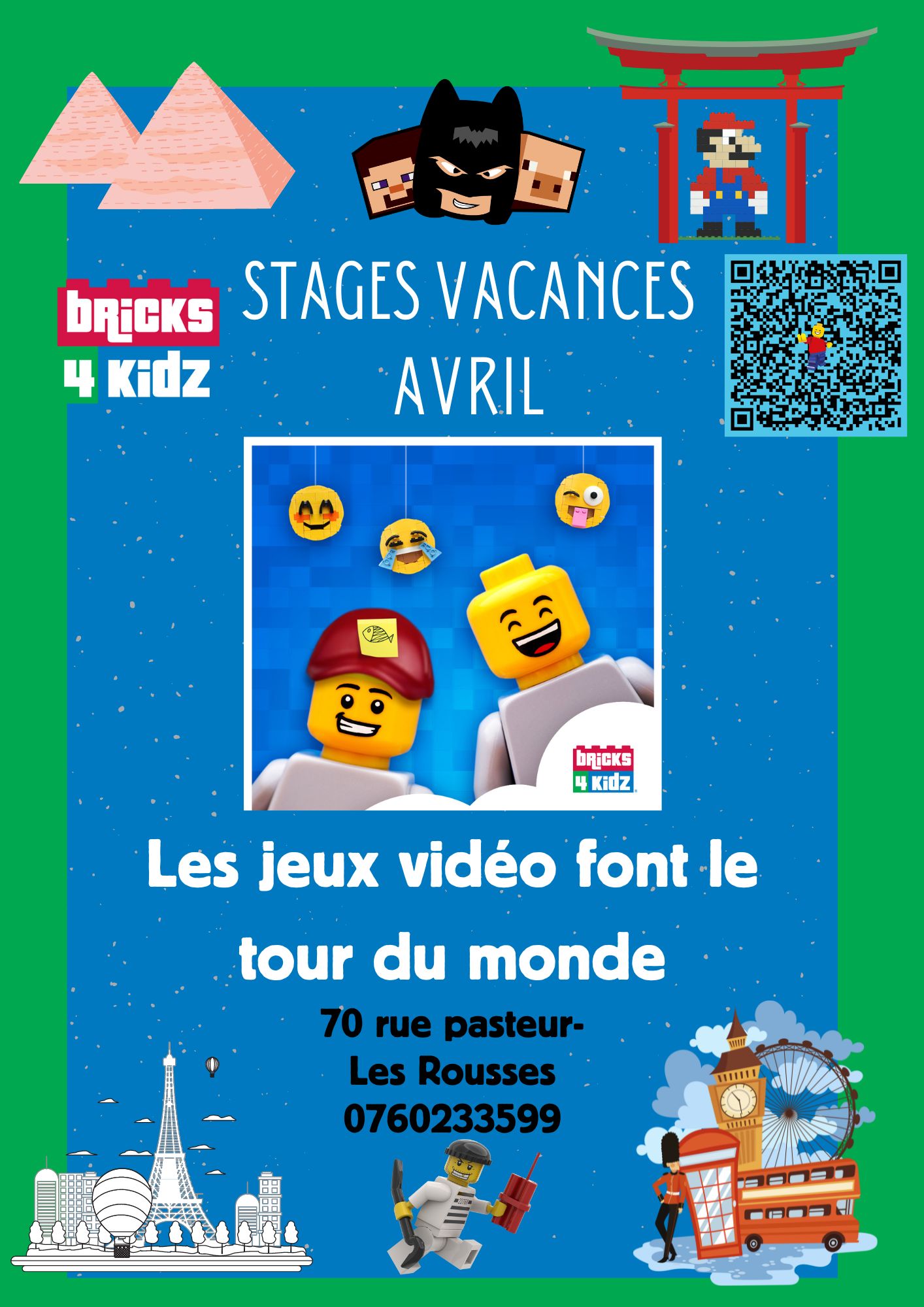 Stages vacances Avril - 1