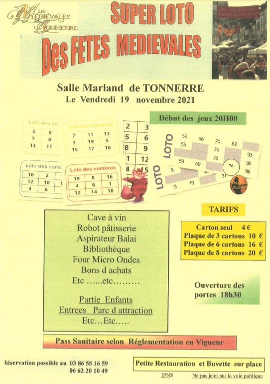 Super Loto Tonnerre 19 nov