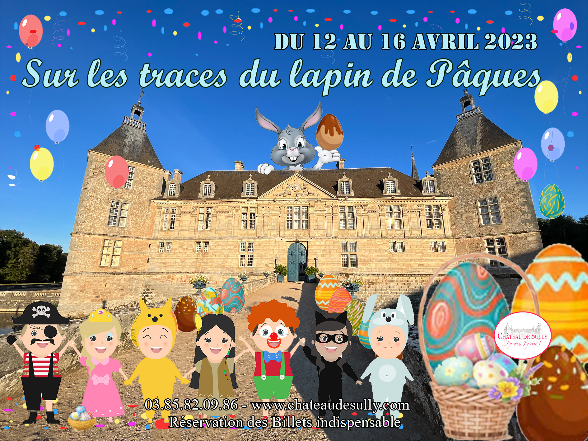 Sur les traces du lapin de Pâques à Sully