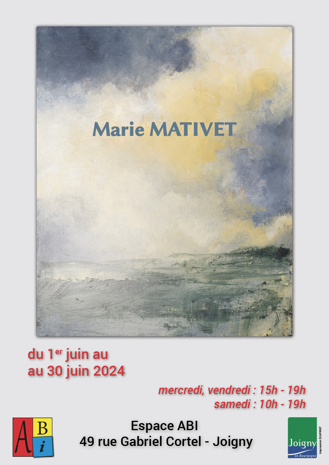 PEINTURES DE MARIE MATIVET