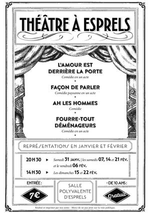 Soirées Théâtre avec la troupe d'Esprels 