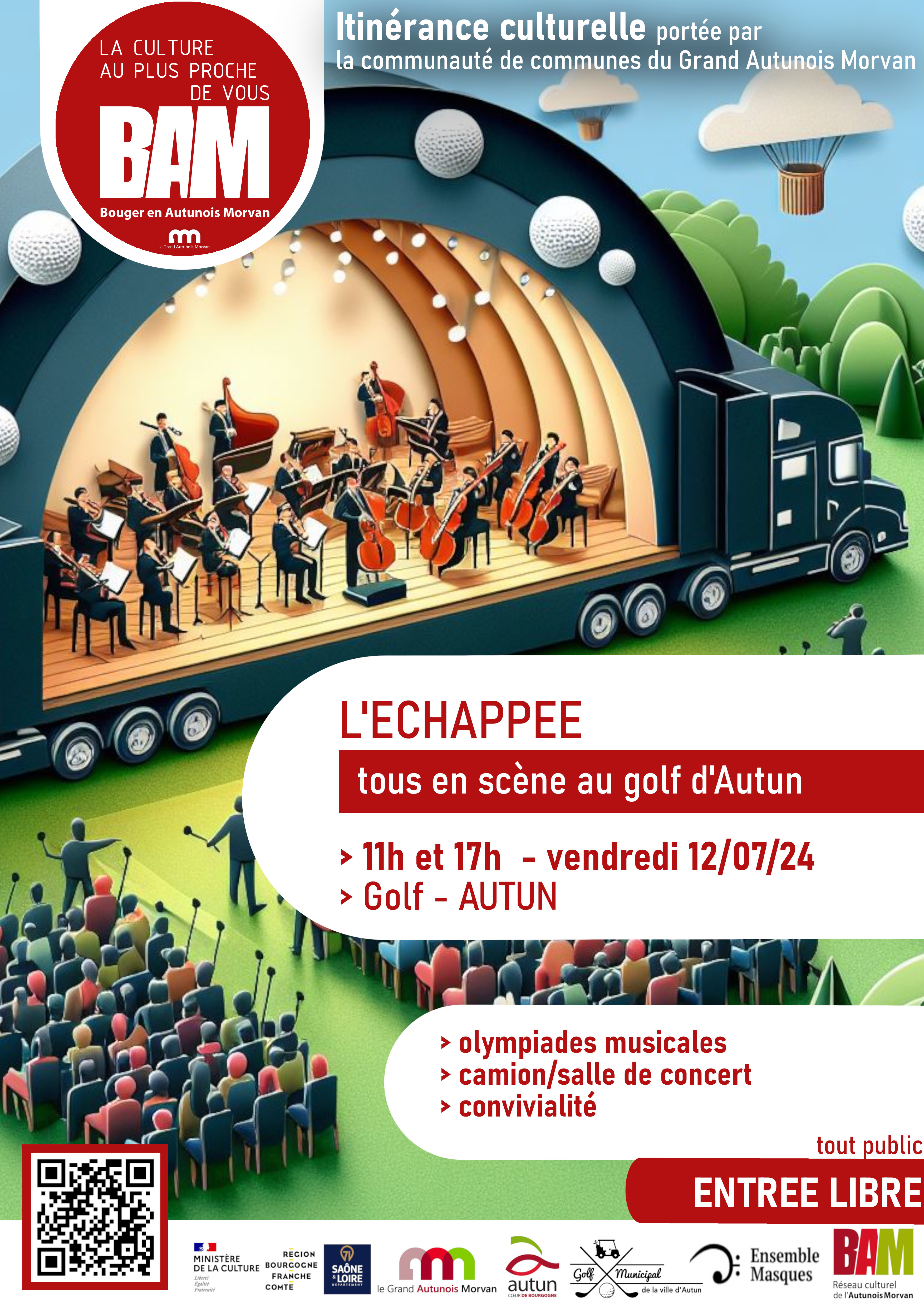 TOUS EN SCENE au golf autun