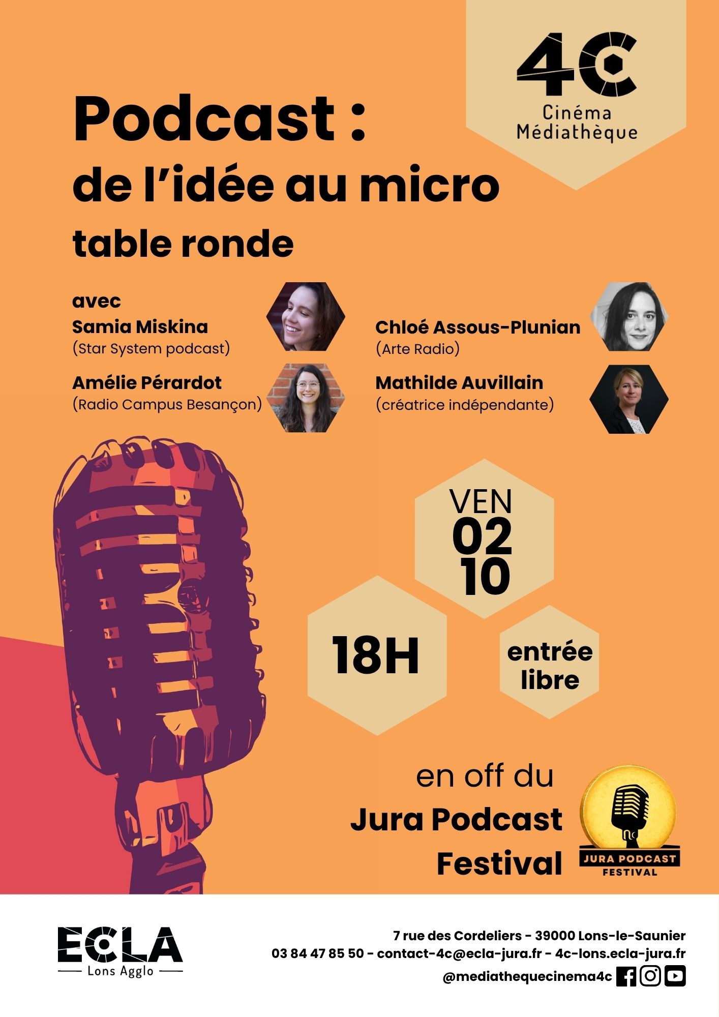 Podcast : de l'idée au micro - table ronde
