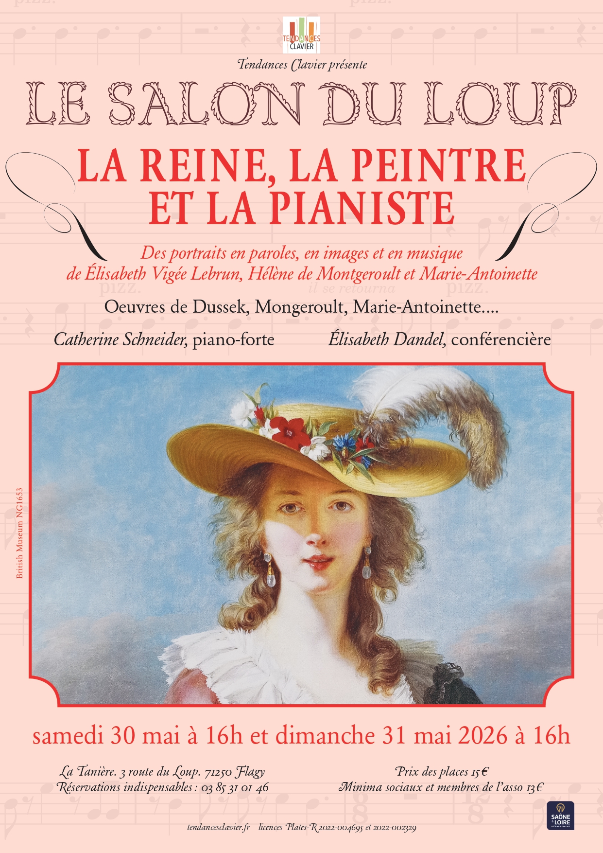 La Reine, La Peintre et la Pianiste