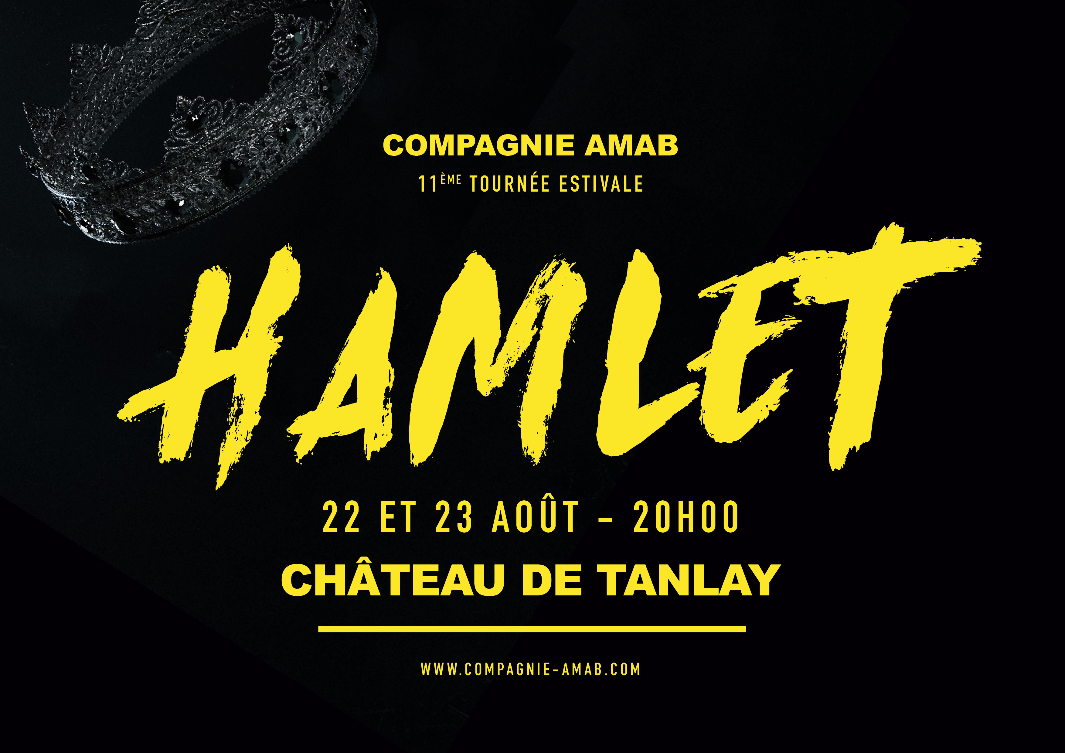 Théâtre au Château de Tanlay - HAMLET de Shakespeare