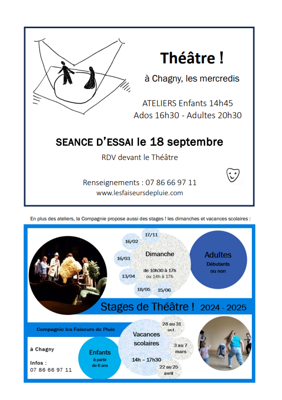 Théâtre à Chagny ! 2024-2025