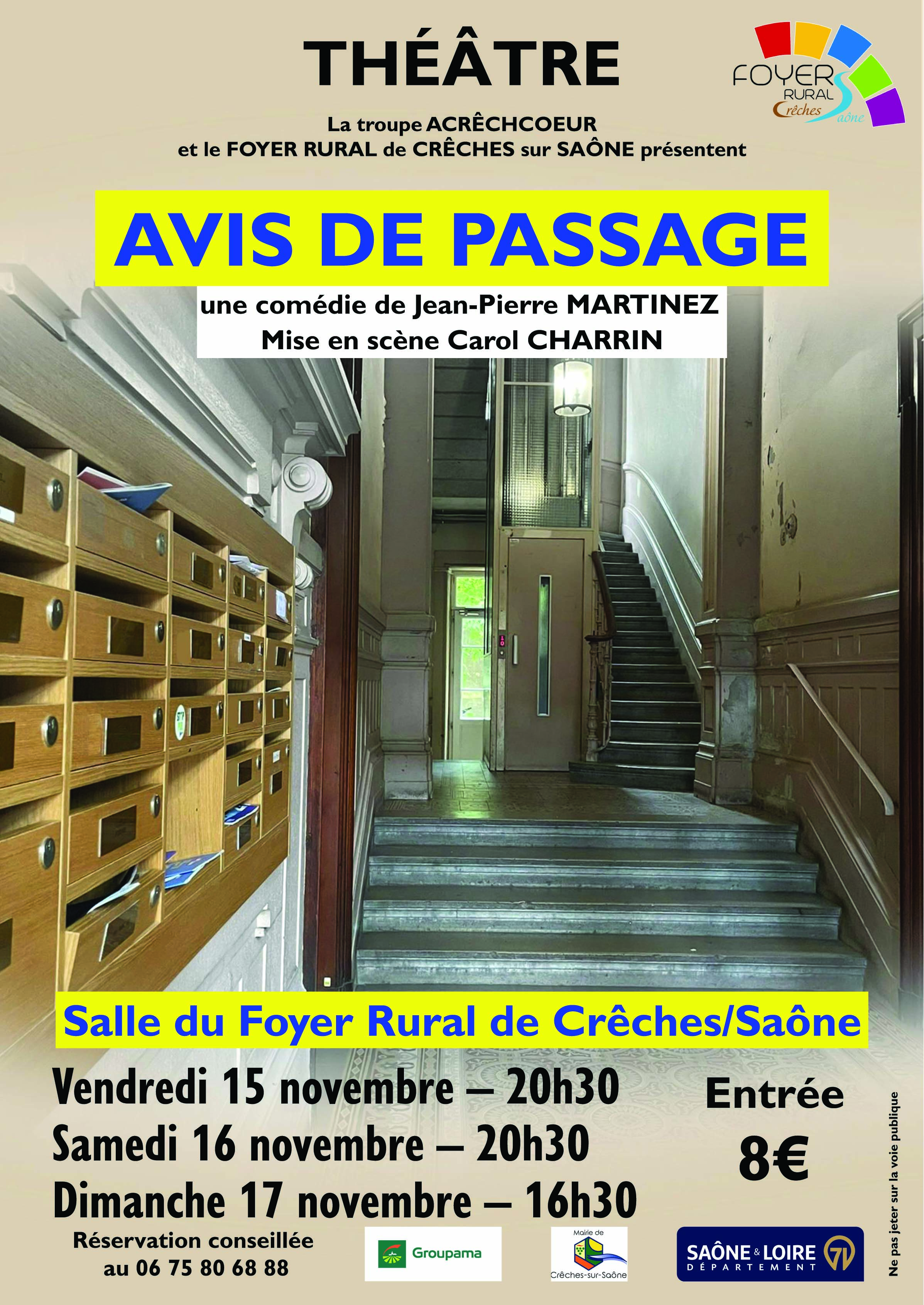 Avis de passage