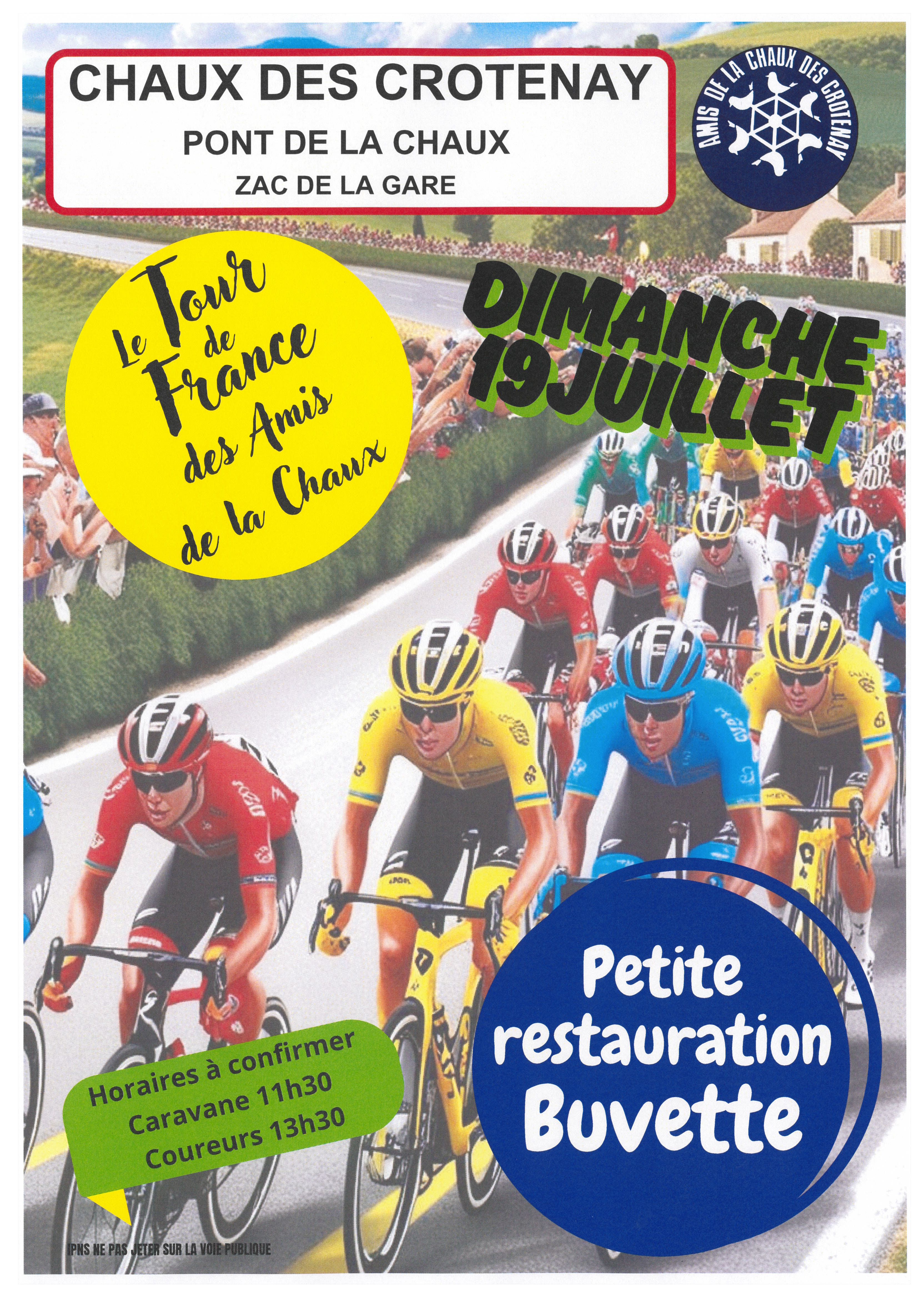 Le tour de France des Amis de la Chaux