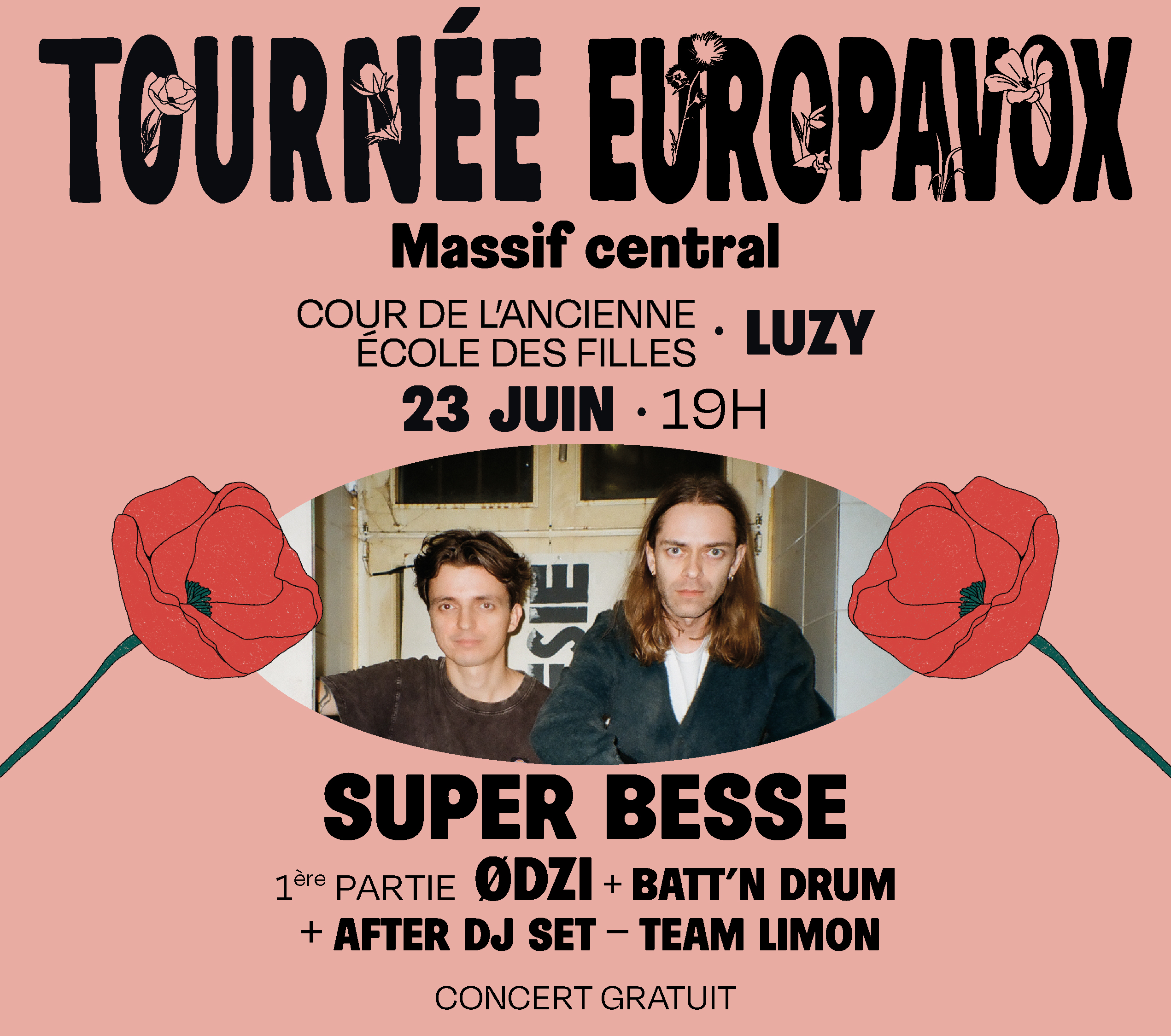 Super Besse + ØDZI + Batt'n Drum + After DJ Set by Team Limon | La Tournée Europavox
