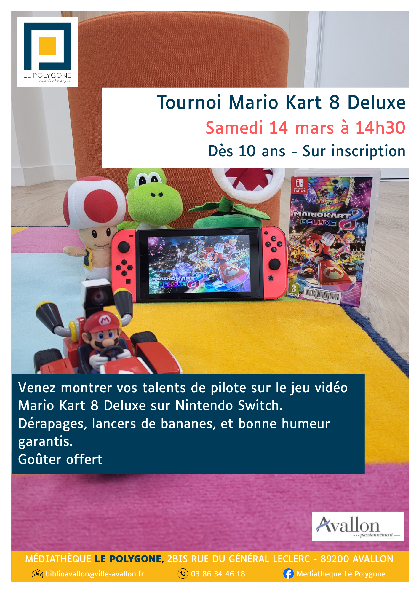 Tournoi Marion Kart 8 Deluxe