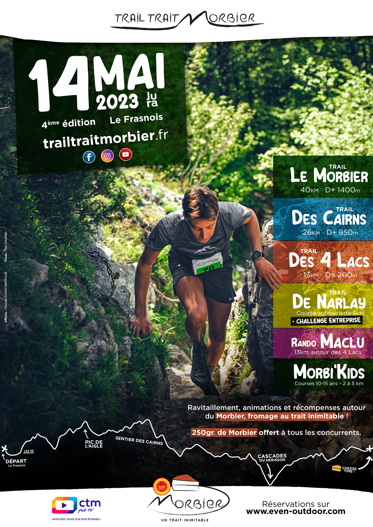 Trail trait morbier