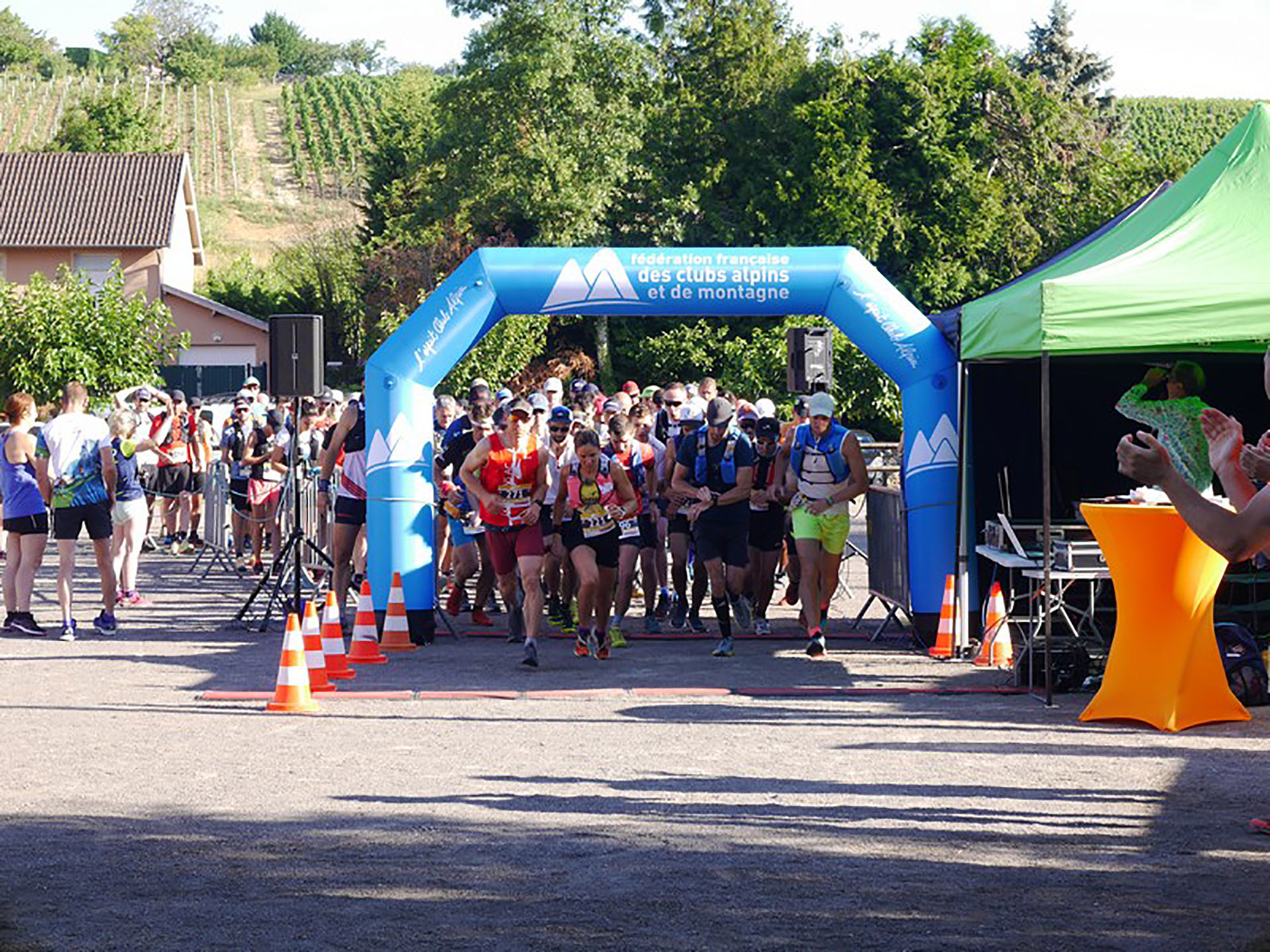 Départ du 27 km