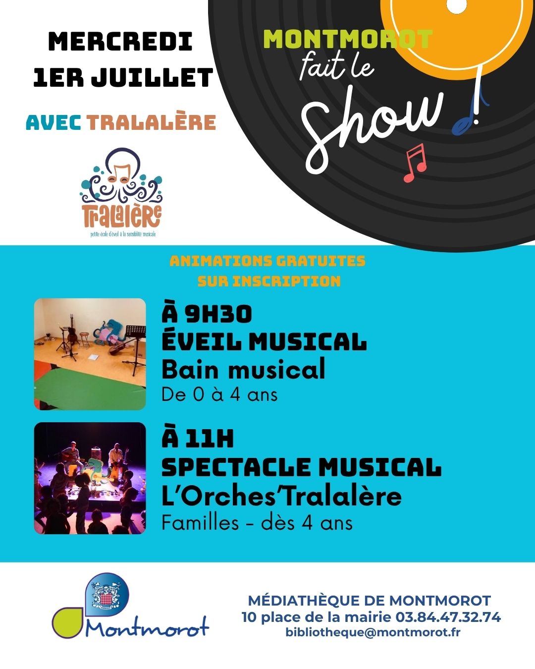 L'Orches'Tralalère - spectacle musical pour enfants